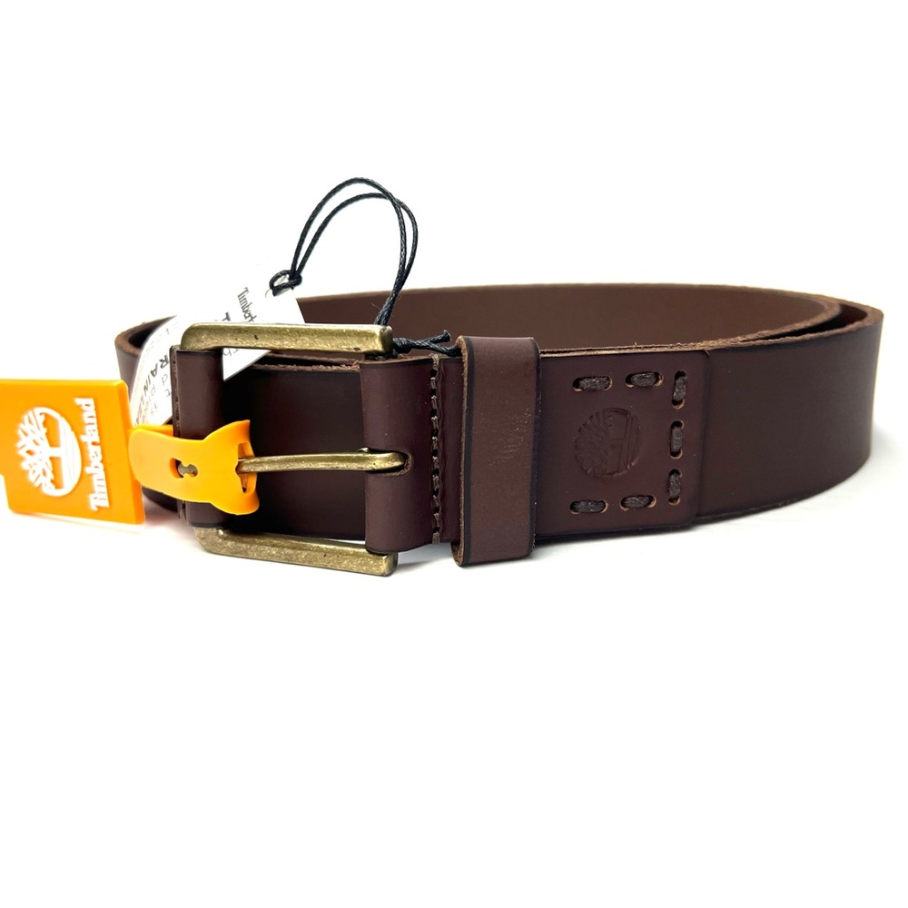 Timberland Belt Brown Full Grain Leather -One Solid Piece Men's Size XL 32/34